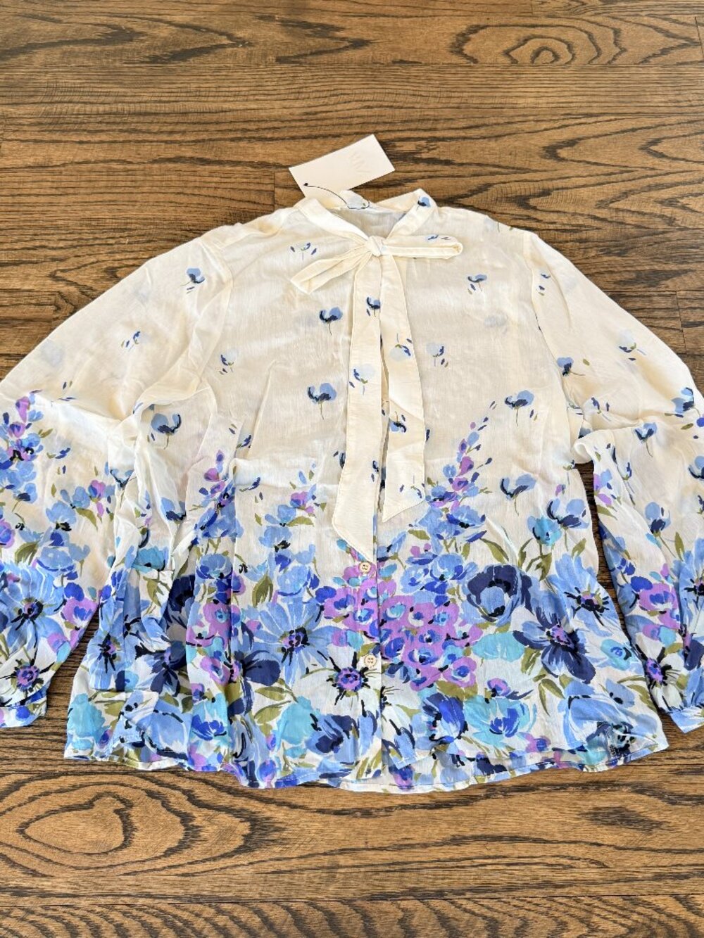 ZARA WOMAN MULTICOLOR FLORAL PRINT POPLIN SHIRT Size Small NWT $49